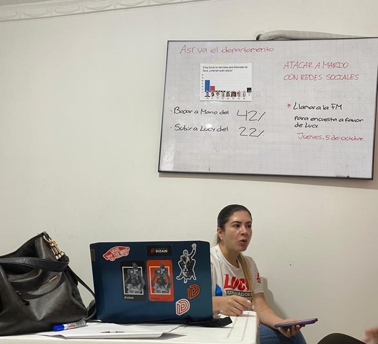 La campaña sucia que hace la candidata Lucy García para quedarse con la Gobernación de Sucre