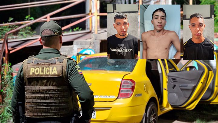 Tres detenidos tras intento de robo de un taxi en Cúcuta