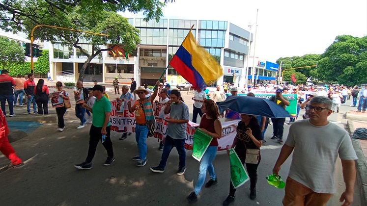 Trabajadores marchan en Cúcuta en apoyo a las reformas de Petro en el Día Internacional del Trabajo