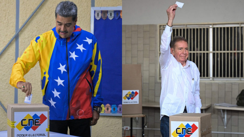 Edmundo González y Nicolás Maduro llaman a votar a una hora del cierre
