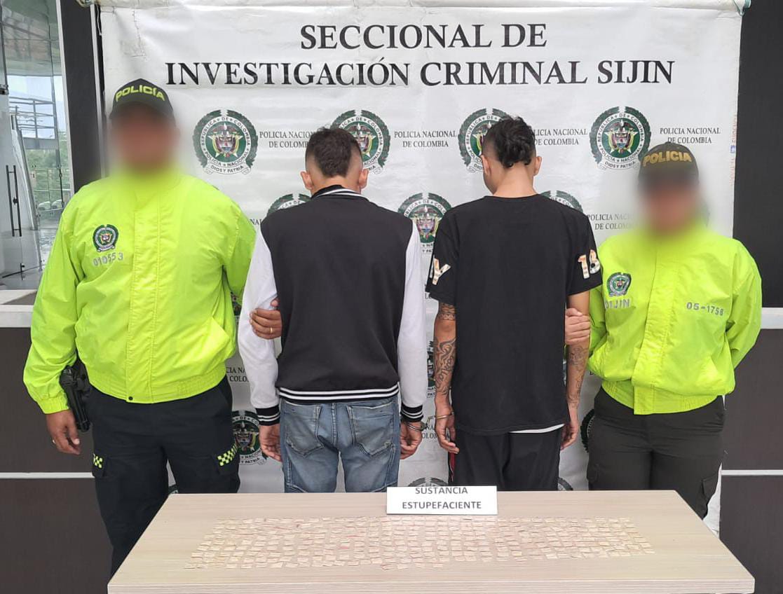 Capturan a dos hombres por tráfico de estupefacientes en Cúcuta