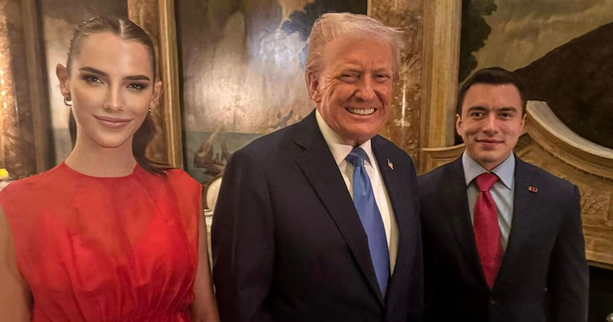 Daniel Noboa arranca su segundo mandato con espaldarazo de Trump quien lo recibió en Mar a Lago