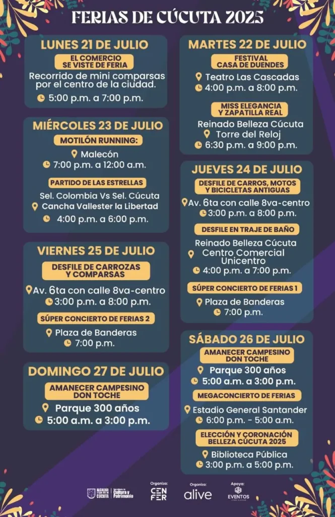 FERIAS DE CUCUTA 2025